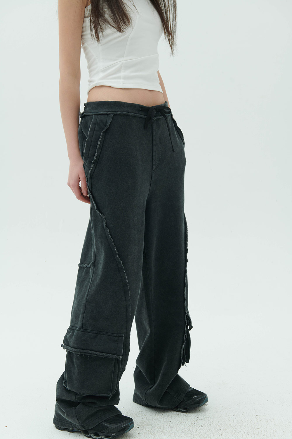 Raw Edge Sweatpants