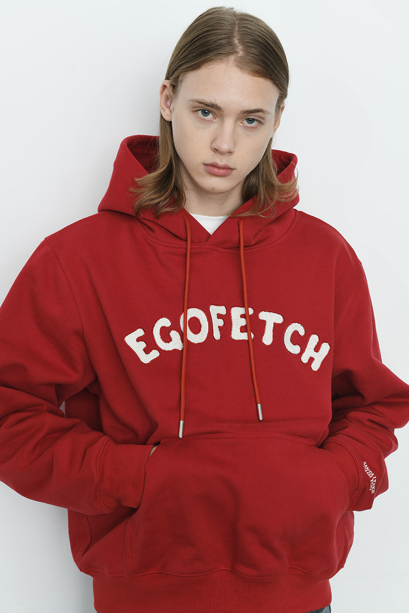 Flocked Hoodie