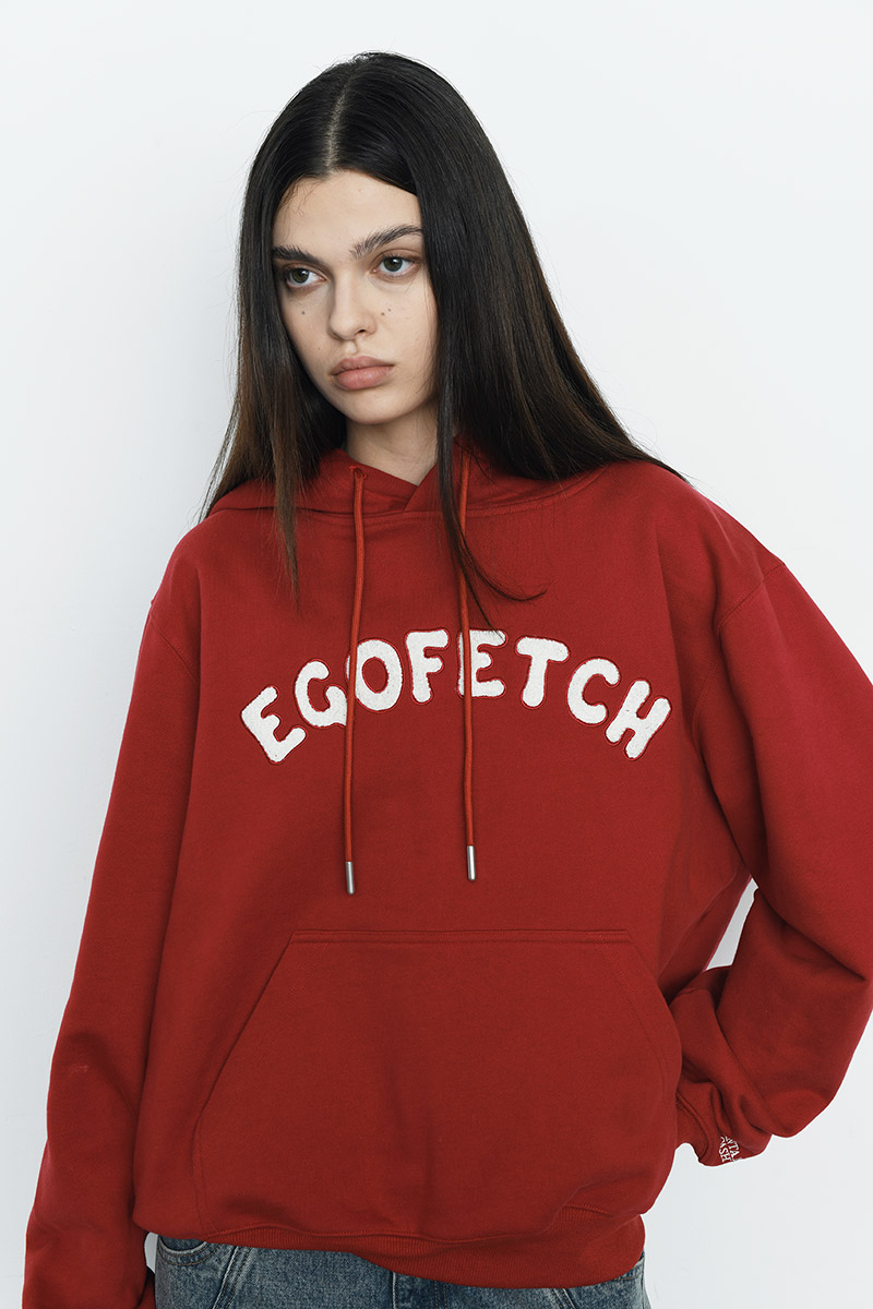 Flocked Hoodie